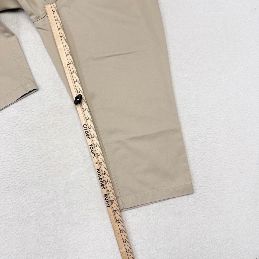 LL Bean Pants Womens Size 16 Tan Khaki Original Fit Straight Leg Casual NEW - Picture 10 of 10